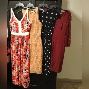 Women's Variety BUNDLE Size 2 Dresses For A Fun Day Or Any Formal Occasion
